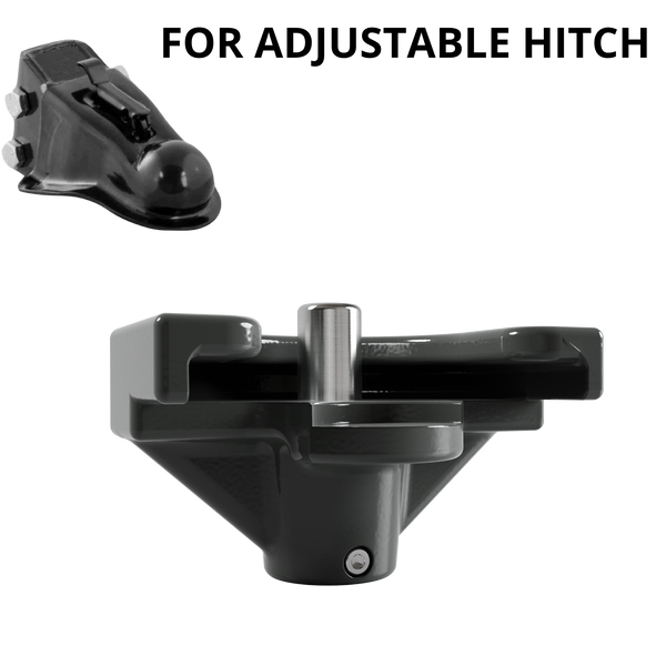 AMPLock adjustable coupler lock for landscaping trailers