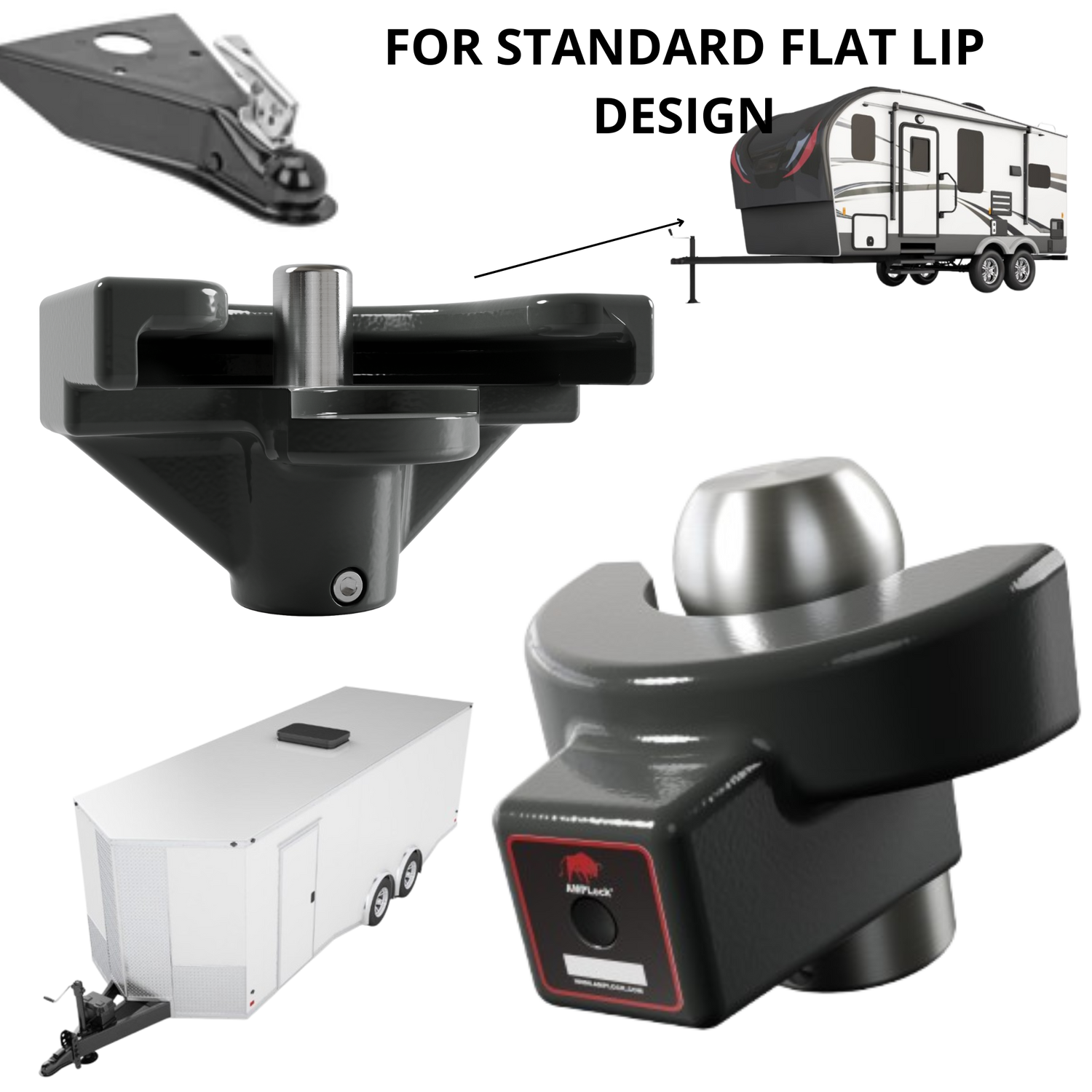 AMPLock lock upgrade for RV trailer security
