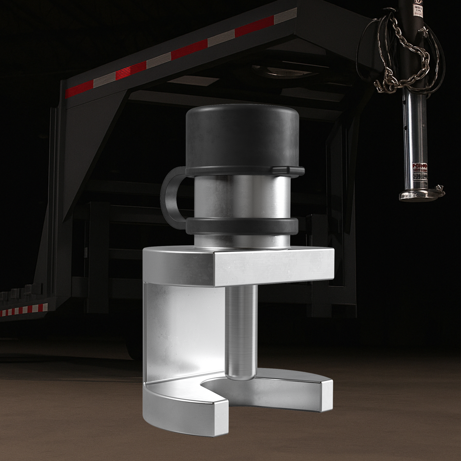 AMPLock Bulldog gooseneck coupler lock