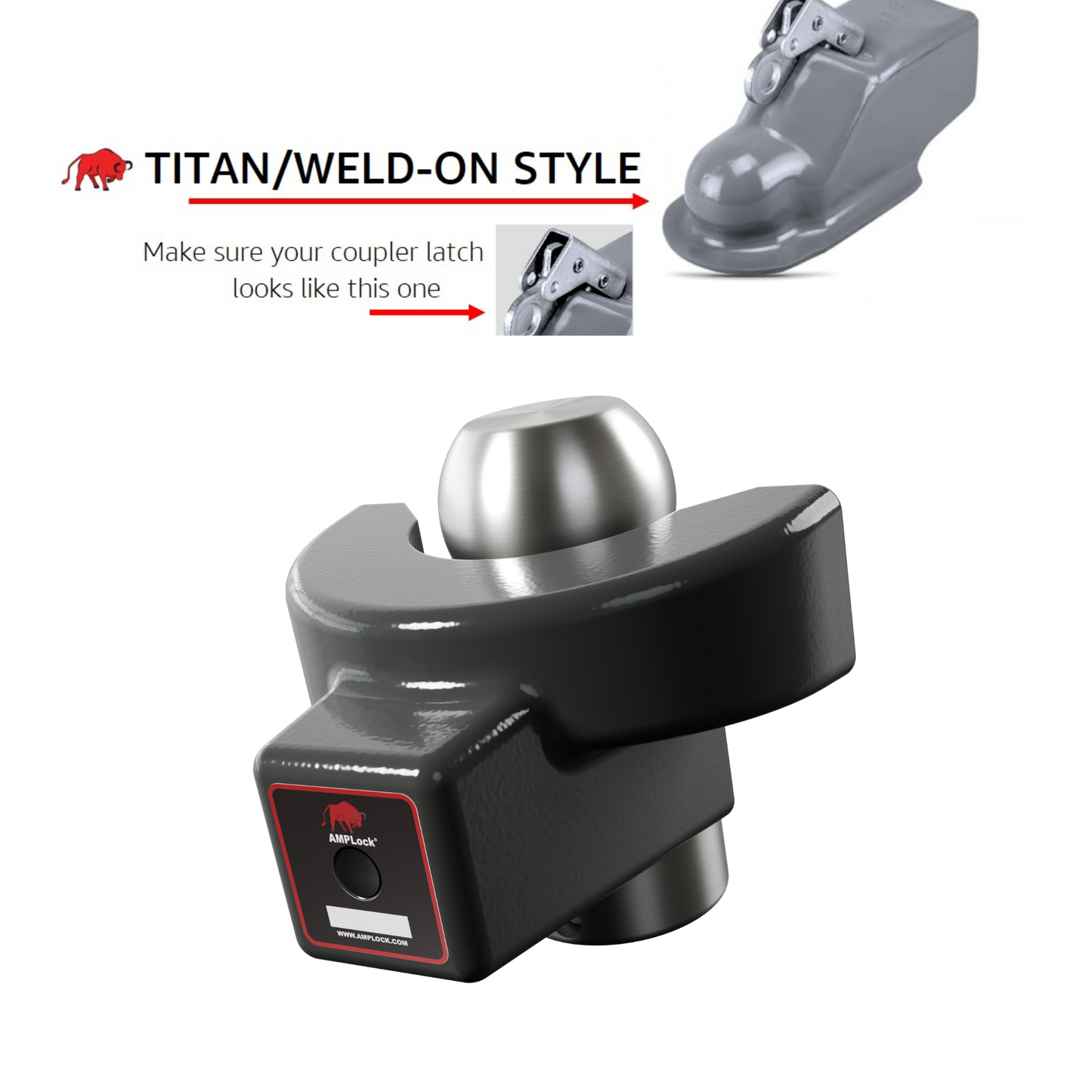 Ball Coupler Lock -Titan Weld-on Design