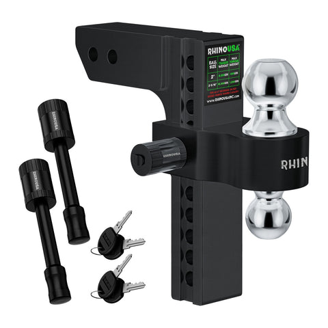 Rhino USA Adjustable Drop Hitch